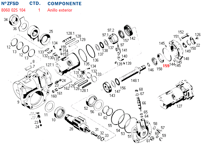Pista ruleman de bolillas de sin fin volvo - Imagen principal
