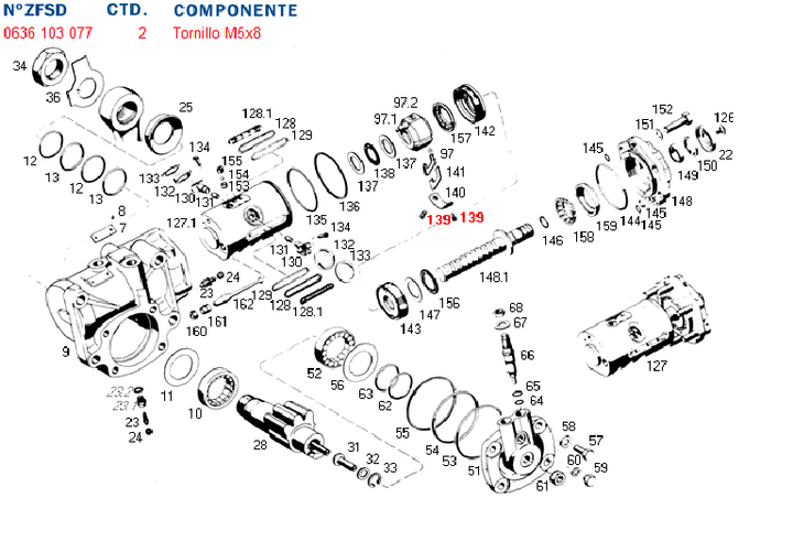 Tornillo chapa seguridad tubo bipartido 8044 scania volvo - Imagen principal