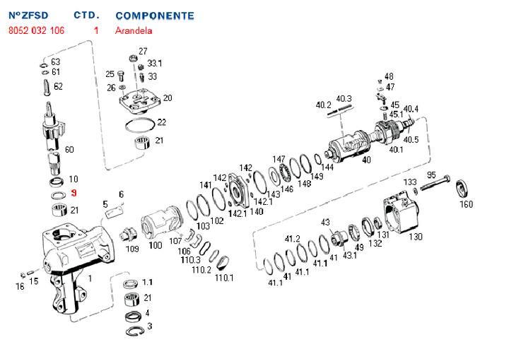Arandela cd interna tope reten de sector 8053 gm - Imagen principal