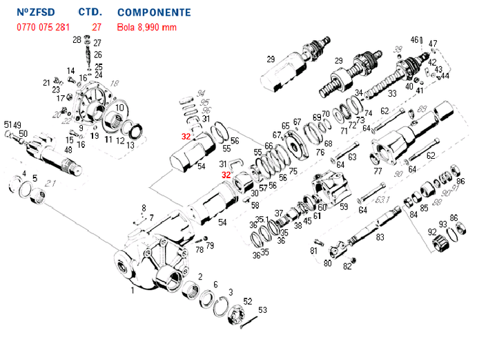 Municion 9.002 mm         ant. 0770/075/080 - Imagen principal