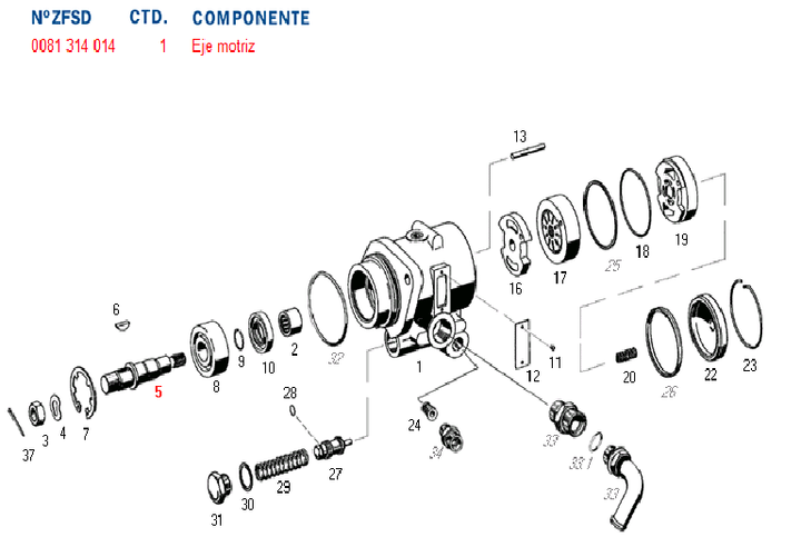 Eje bh 7671 - 7673 - Imagen principal