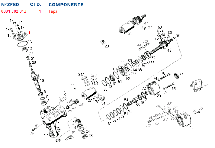 Tapa caja dir. hid. 8053                        ant. 0081/302/019 - Imagen principal