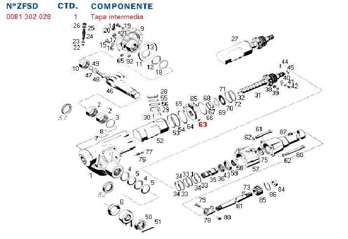 Tapa int. caja dir. hid. 8063 - Imagen principal