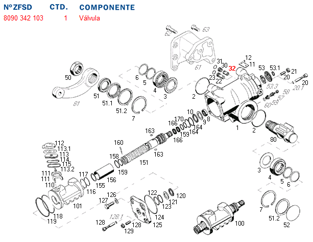 Valvula caja direccion 8097 - Imagen principal