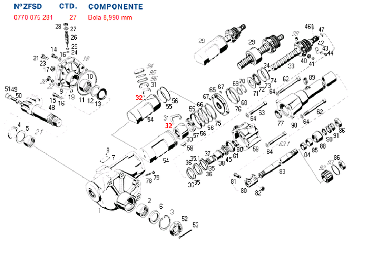 Municion 8.995 mm         ant. 0770/075/073 - Imagen principal