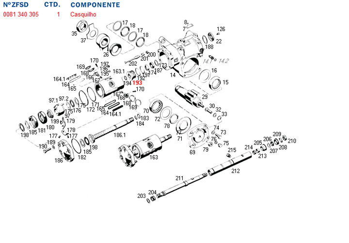Camisa direccion sin fin caja - Imagen principal