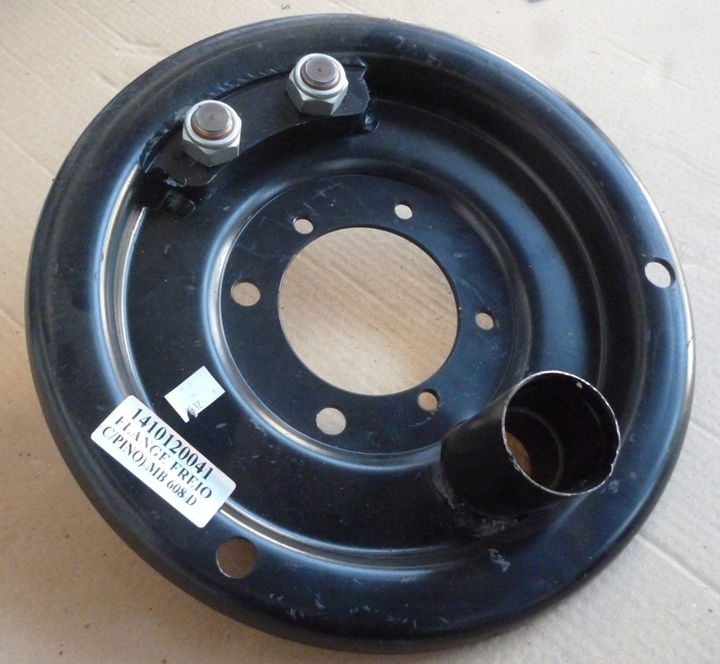 Plato freno m. benz 608 s/aujerear c/pinos de 76 mm l/t - Imagen principal