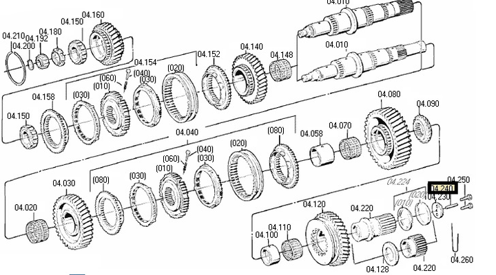Tubo eje superior c.c. 16s-1650 - Imagen principal