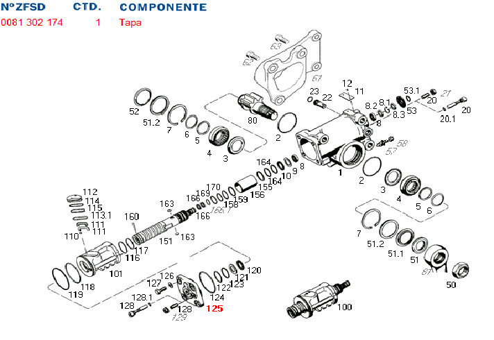 Tapa inf. caja dir. hid. 8090 - Imagen principal