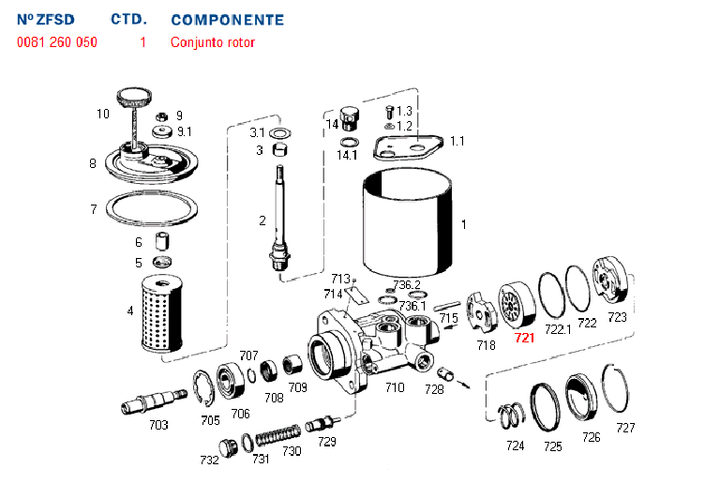 Exentrica bomba hidraul m.benz om-366 - Imagen principal