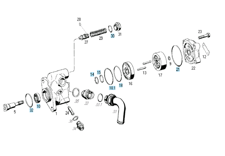 Rep bomba dir hidraulica comp. fn 4 - Imagen principal