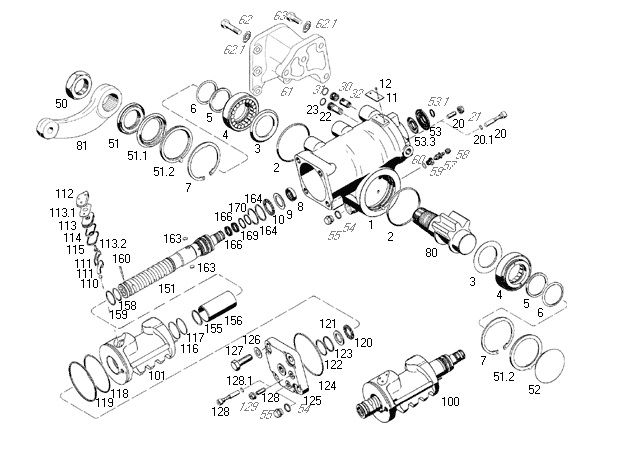 Caja dir hid m.benz 1718-1720-1723 - Imagen principal
