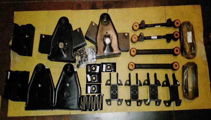 Kit suspension estampada 2ejesjuntos cuadra randon2000 c/apoyo - Imagen principal