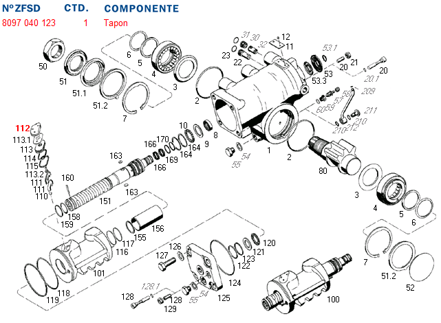 Tapon caja direccion plastico caja dir. hid. - Imagen principal