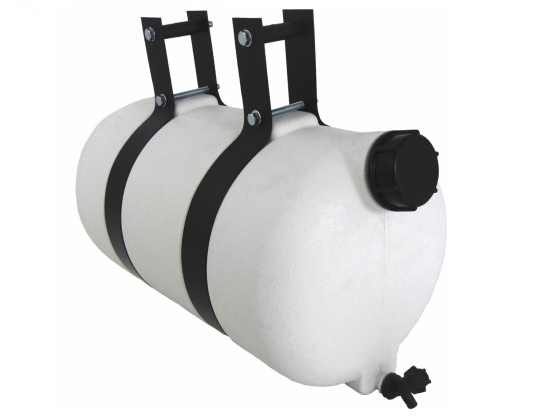 Tanque agua plastico 26 lt blanco con soportes - Imagen principal