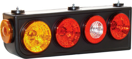 Faro faro tras 24v modu 4 focos + lat.24v lentes transp.t/ran der - Imagen principal