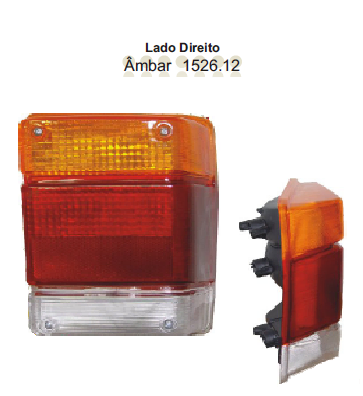 Faro trasero ambar plastico der - Imagen principal