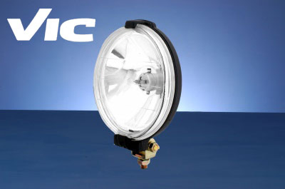 Faro aux/caminero redondo 5" l/alcance blanco m/negro.(313) i/d - Imagen principal