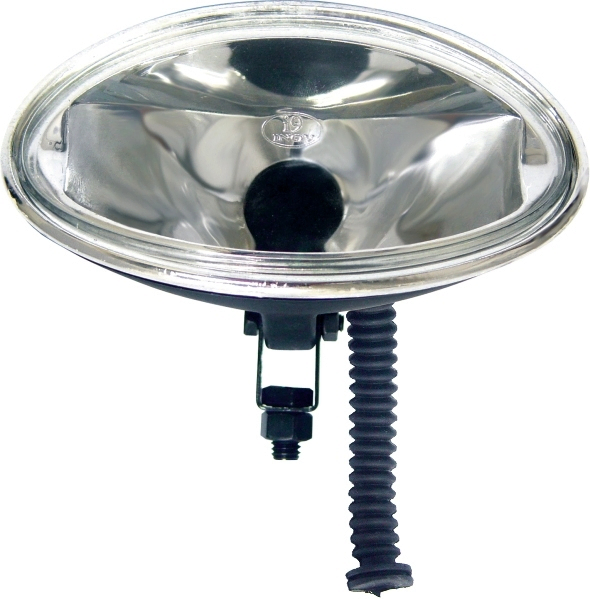 Faro aux/caminero nero ovalado lente vidrio refl. liso univ i/d - Imagen principal