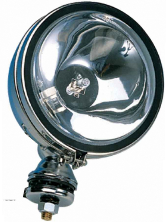 Faro aux/caminero cristal redondo 6" l/alcance aro cromado i/d - Imagen principal