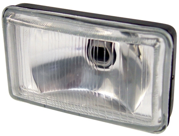 Faro aux/caminero p/golpe cristal l/alcance 150x187mm m/negro i/d - Imagen principal