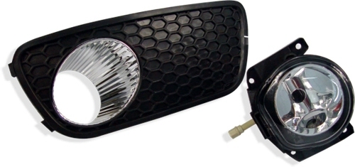 Faro aux/caminero p/golpe niebla cristal c/rejillas jgo - Imagen principal