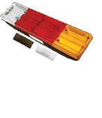 Faro trasero tricolor acanalado c/mat. i/d - Imagen principal