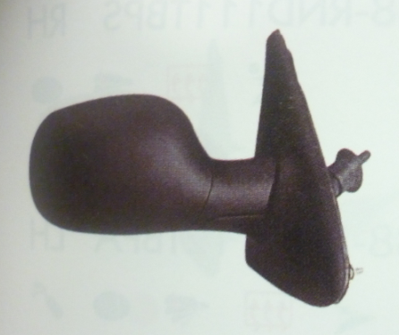 Espejo ext negro c/cable izq - Imagen principal