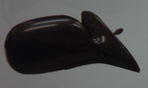 Espejo ext negro c/cable der - Imagen principal