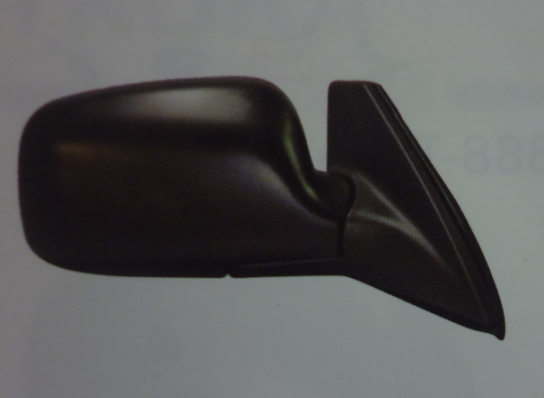 Espejo ext negro c/manual der - Imagen principal