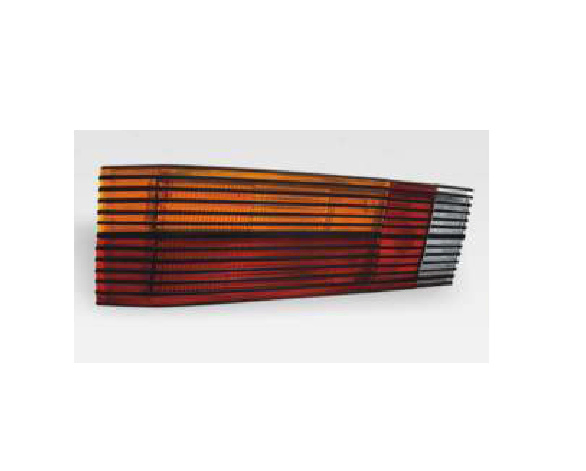 Faro trasero tricolor vidrio rayado plastico der - Imagen principal