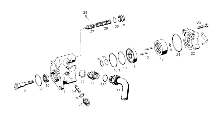Bomba dir hid gmc 16220 motor carterpilar - Imagen principal