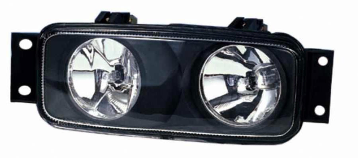 Faro aux/caminero p/golpe cristal doble c/aro cromado h1 s/pl izq - Imagen principal