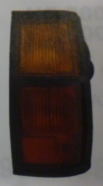 Faro trasero ambar rojo m/negro izq - Vista 2