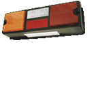 Faro trasero tricolor s/luz mat s/p/lampara rectangular i/d - Imagen principal