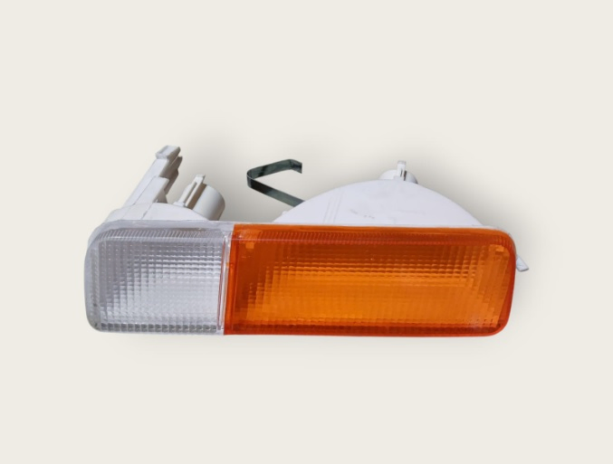 Señalero p/golpe ovalado p/lamp. ambar/cristal der - Imagen principal