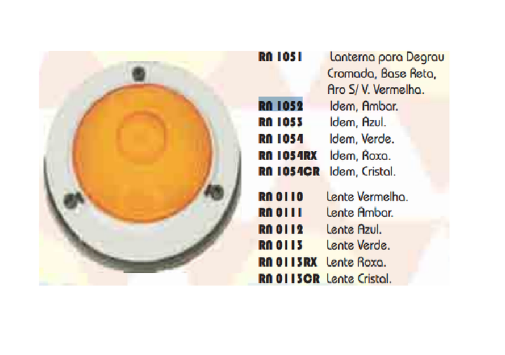 Faro estribo ambar m/cromado i/d - Imagen principal