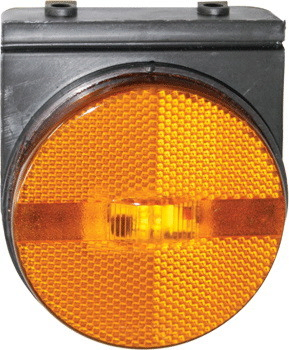 Faro retrolateral 88mm rojo redondo c/sop. c/led 24v i/d - Vista 2