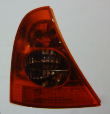 Faro trasero rojo fume 3/5 ptas. izq - Vista 2