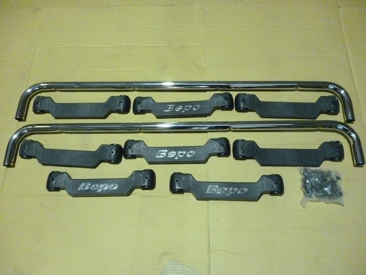 Escalera trasera cromada 1420 mm 4 escalones - Imagen principal