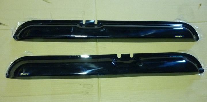 Gotero puerta (jgo) policarbonato fume c/estirante - Imagen principal