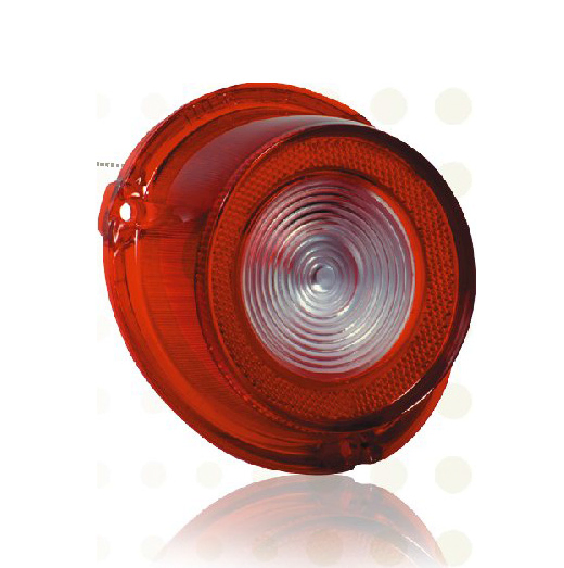 Acrilico f. trasero redondo rojo c/marcha atras blanca der - Imagen principal