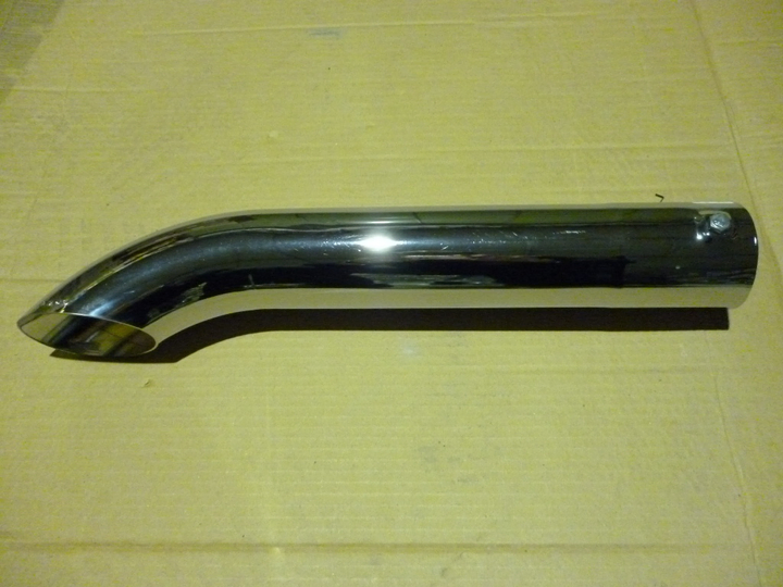 Colita escape largo 3" cromado - Imagen principal