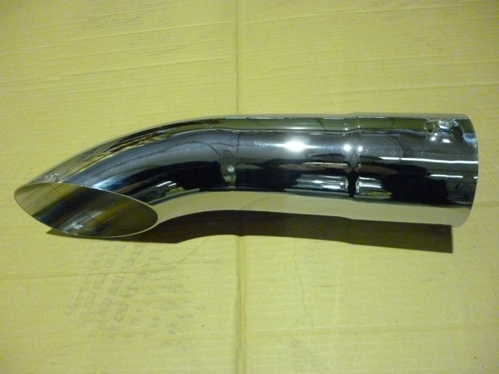 Colita escape corto 4" cromado - Imagen principal