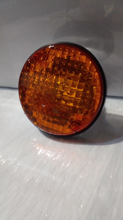 Señalero ambar redondo 93mm lente diamante i/d - Imagen principal