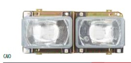 Semioptica h4 rectangular faro doble c/luz pos. i/d - Imagen principal