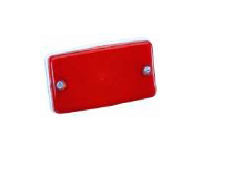 Acrilico f. lateral rectangular delim rojo 2 tor. i/d - Imagen principal