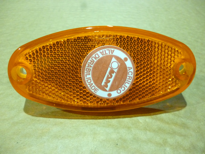 Faro retrolateral ambar eliptico c/cable y lampara i/d - Imagen principal