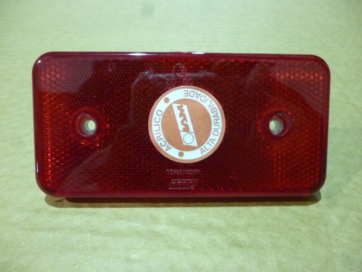 Faro lateral s/p/lampara rectang. rojo retroreflector i/d - Imagen principal