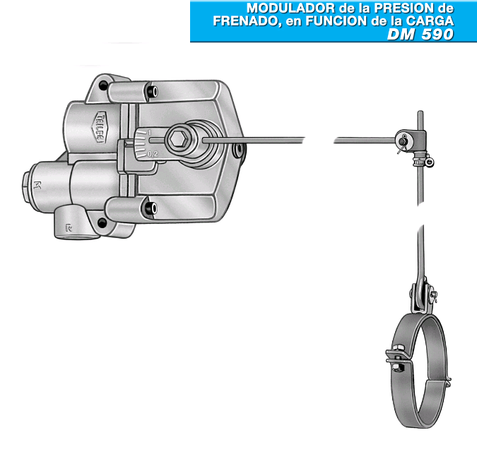 Valvula moduladora p/freno (-8.5 t) - Imagen principal